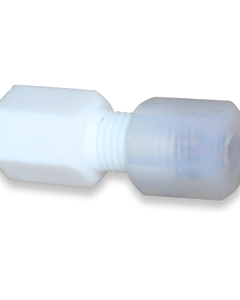 Hose union 6x4mm - 1/4"fm PTFE H2SO4 + NaOH